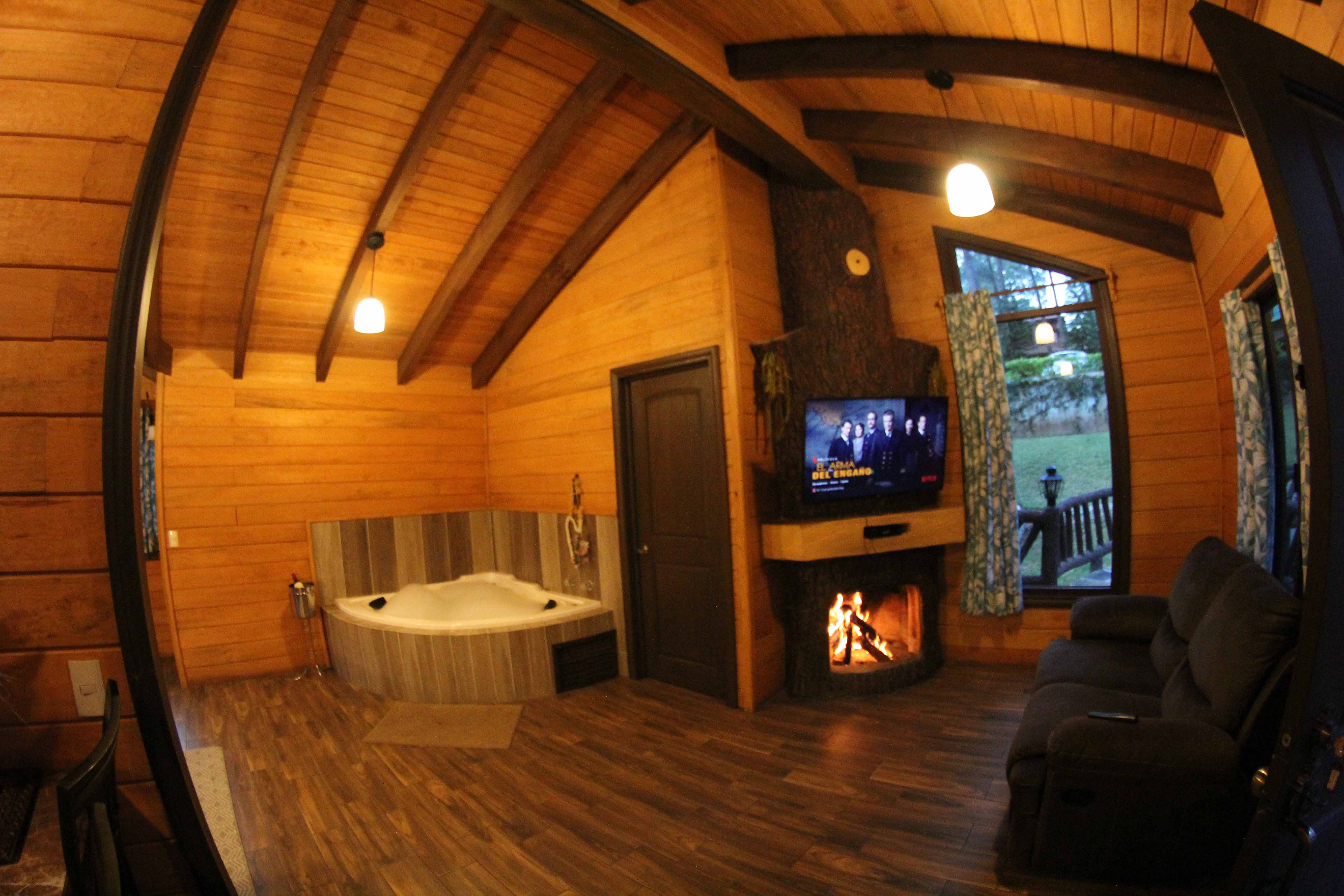 Foto de la cabaña
